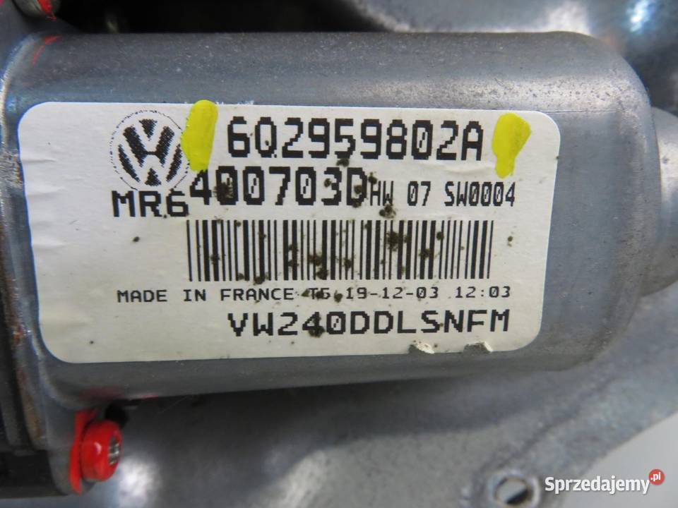 PODNOŚNIK SZYBY LEWY PRZEDNI 3D VW POLO IV 9N