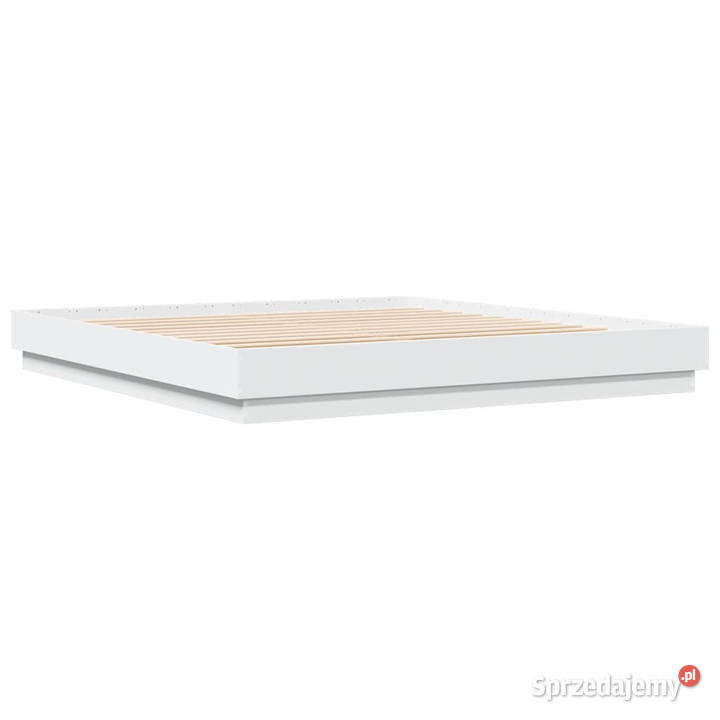 Rama łóżka z oświetleniem LED biała 180x200 mazowieckie Warszawa sprzedam