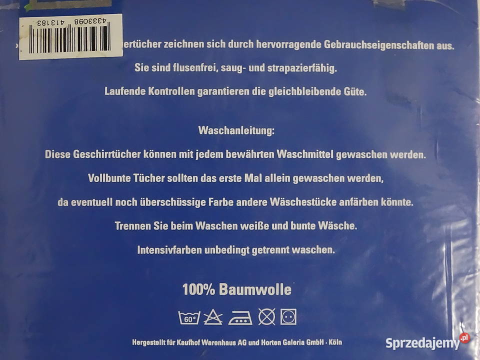 Nowy Komplet 3 Ścierek Kuchennych HOMEtex 100 Pozostałe Biłgoraj sprzedam