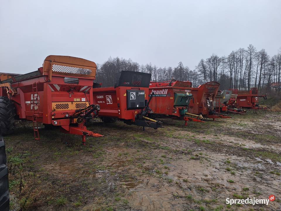 Rozrzutnik obornika wannowy wałki pionowe Stan Łomża sprzedam