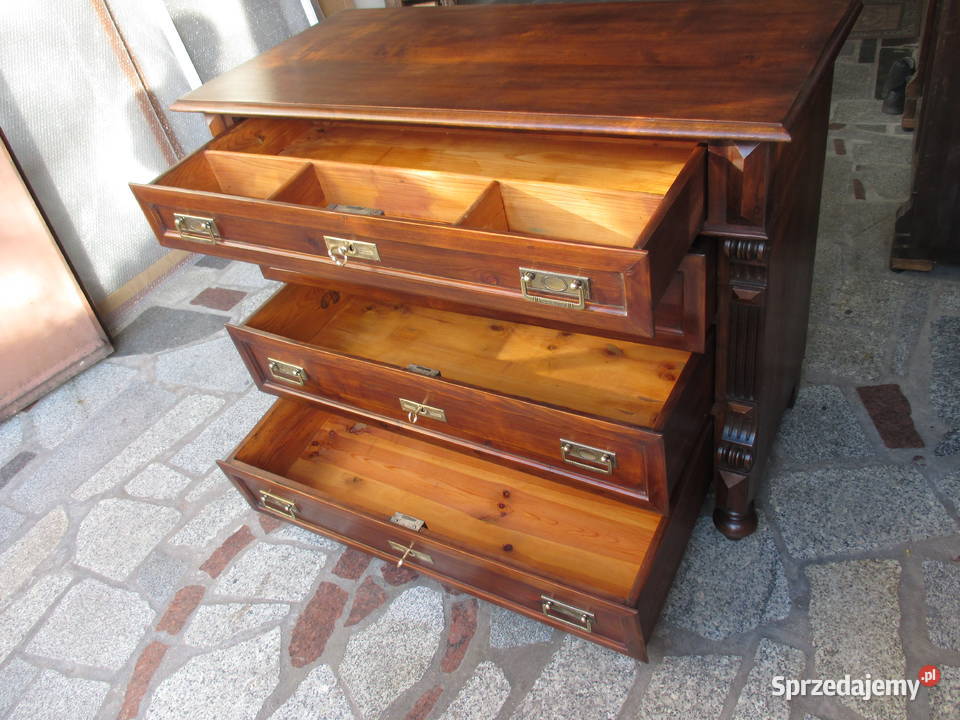 witryny komoda szafka biurko fotele antyki wielkopolskie Ostrzeszów sprzedam
