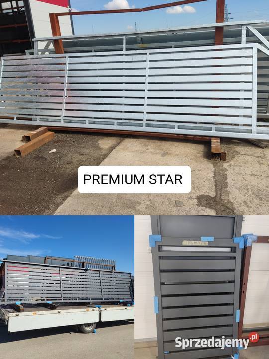 Brama przesuwna palisadowa 6m PREMIUM STAR 4m 5m podkarpackie