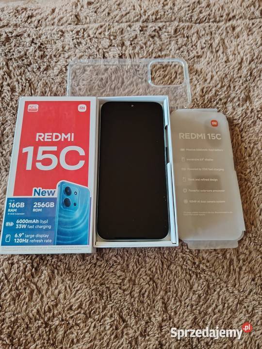 Redmi 15C 256GB 16GB RAM Stan Idealny Nowy Brzozów