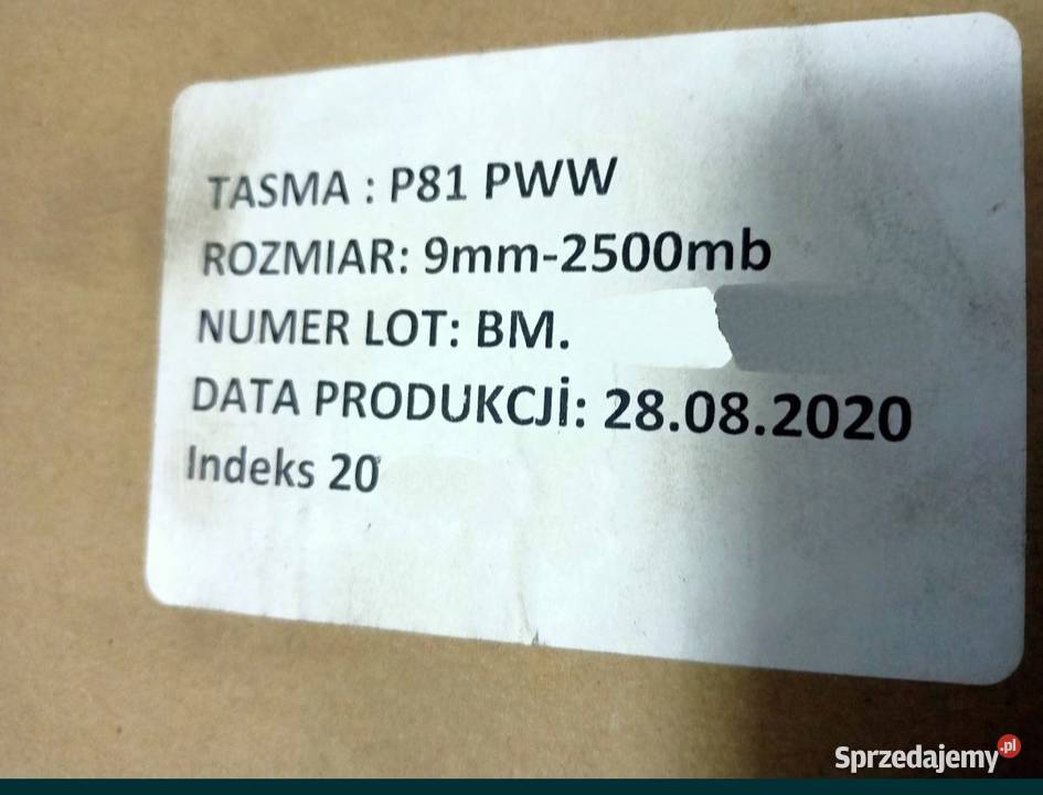 Taśma piankowa dwustronna Konin