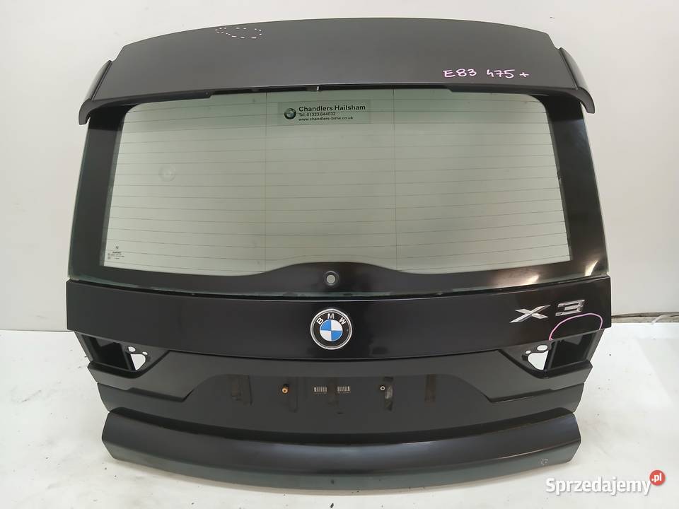 KLAPA BAGAŻNIKA BMW X3 E83 M PAKIET 4759 lubelskie Strzyżewice