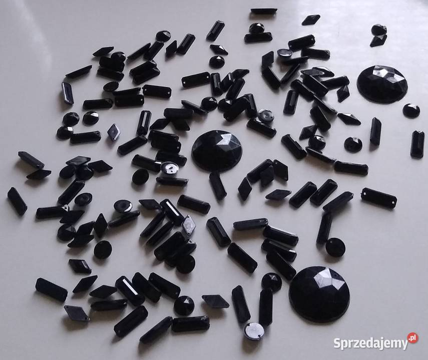 Koraliki Czarne Plastik pomorskie Gdańsk