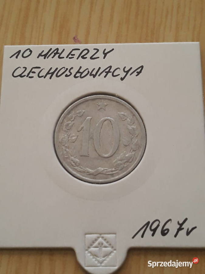 10 Halerzy Czechosłowacja 1967 i 1968 r Konin sprzedam