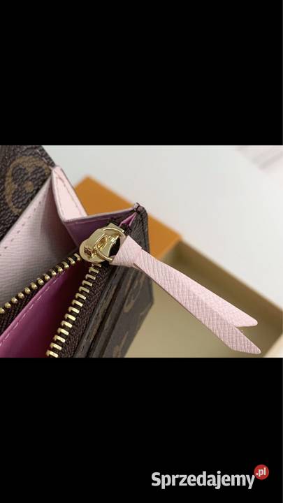 Portfel louis vuitton skóra canvas pudełko Łódź