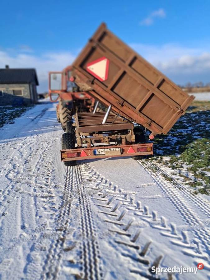 Sprzedam przyczepę wywrotkę d46 d35 Przyczepy rolnicze Płock