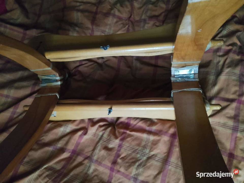 taboret Vintage Camel stołek siodłowy drewniany Legnica