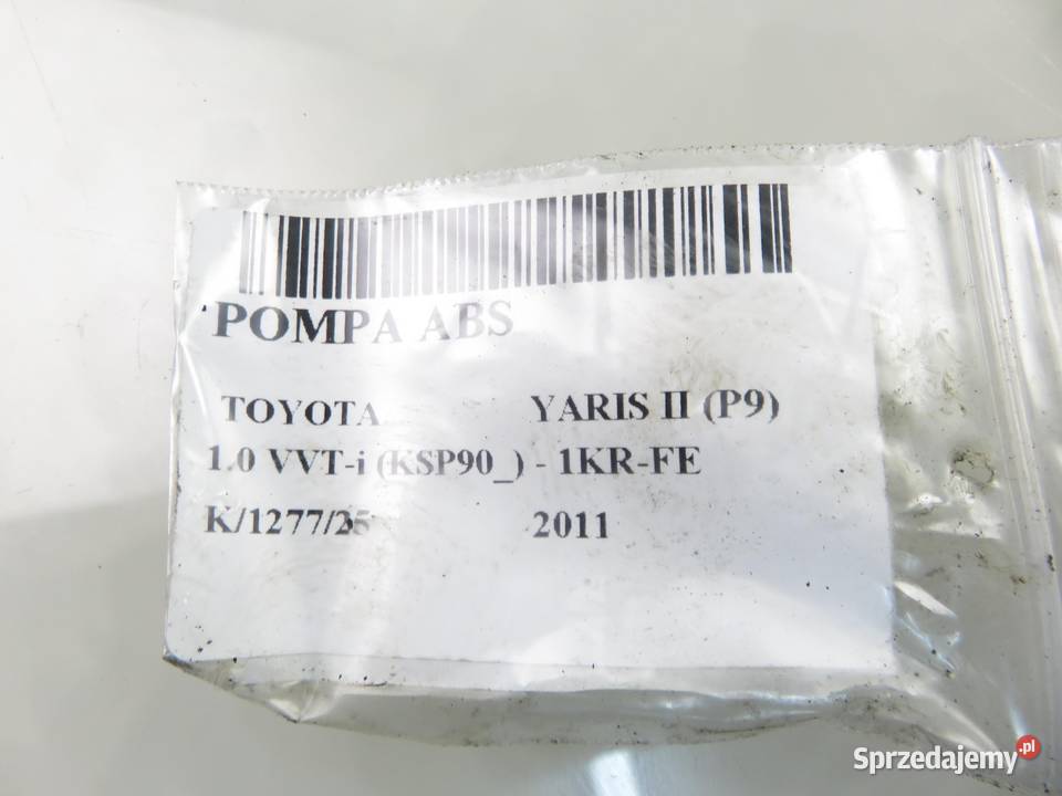 POMPA ABS TOYOTA YARIS II P9 06210958563 osobowe sprzedam