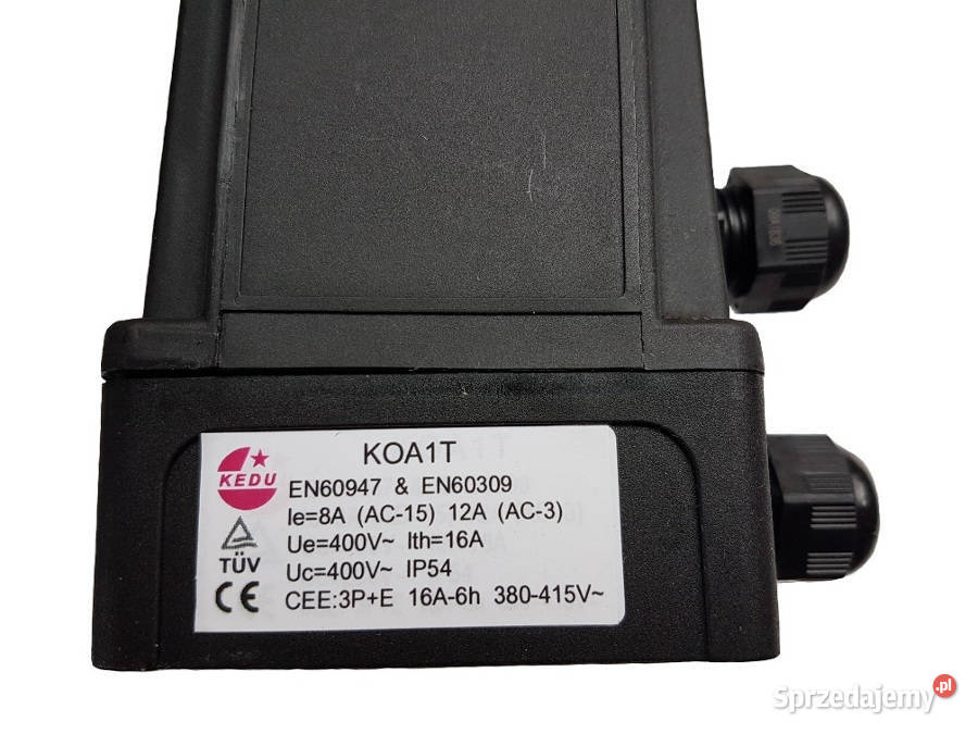 WYŁĄCZNIK do silnik 3 faz 400V KEDU KOA1T Elektryka i akcesoria Rawa Mazowiecka sprzedam