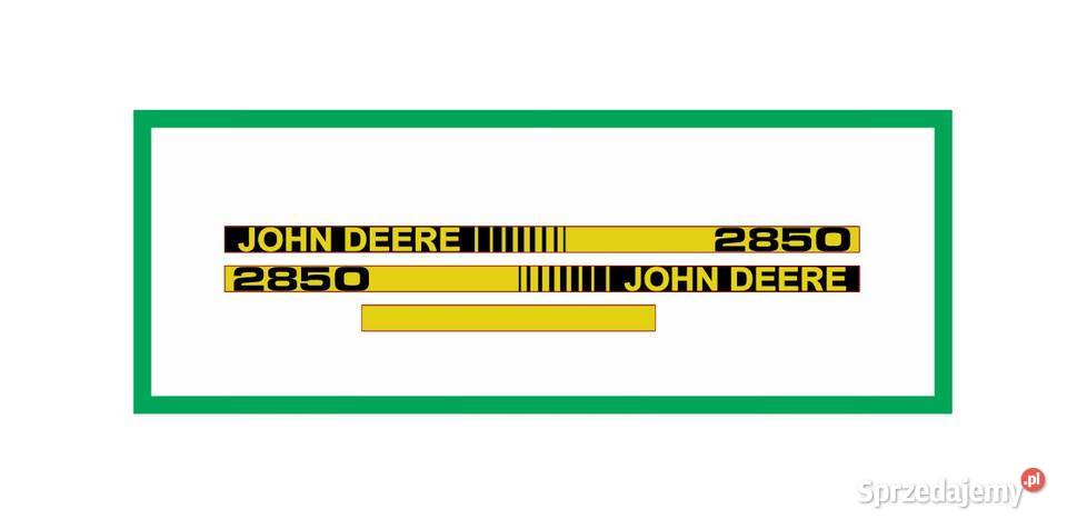 Naklejki John Deere 2850 Traktor Ciągnik