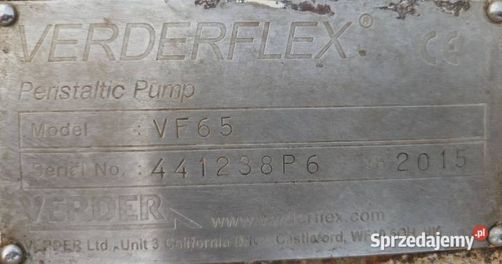 Verderflex VF 65 Pompa perystaltyczna 1
