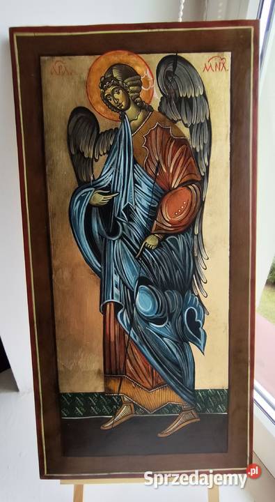 Duża ikona Archanioła ręcznie pisana 6030 sprzedam