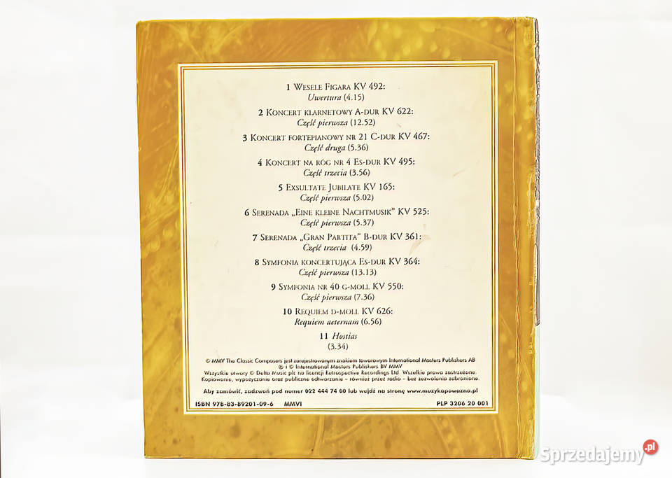 Płyta CD Dzieła Mozarta Rumia