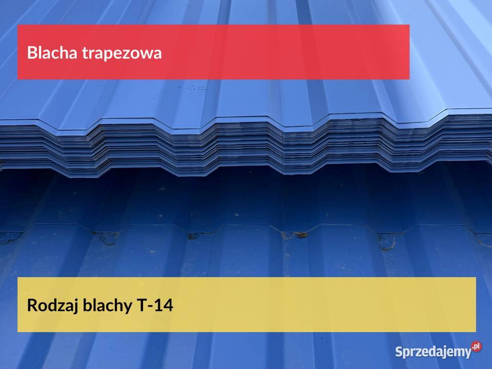 Blacha Trapezowa T14 2 gat w kolorze 9006 wielkopolskie Puszczykowo