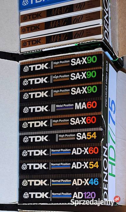 Kaseta TDK SONY DENON TEAC MARANTZ NATIONAL BASF Giżycko