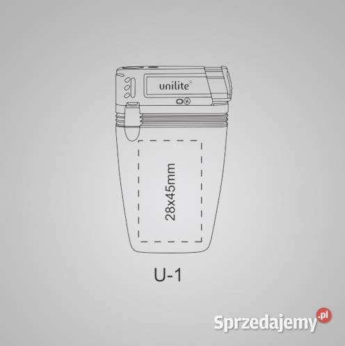 Plaska zapalniczka z grawerem logo czarna 100 podkarpackie Leżajsk sprzedam