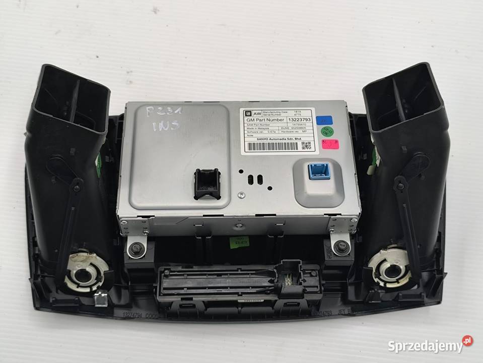 MONITOR WYŚWIETLACZ NAWIGACJI OPEL INSIGNIA A Liczniki i zegary