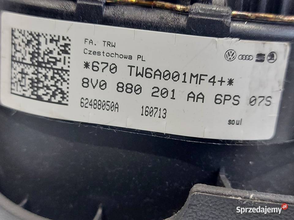AUDI Q3 I 20 TDI 13r AIRBAG poduszka kierowcy Kielce
