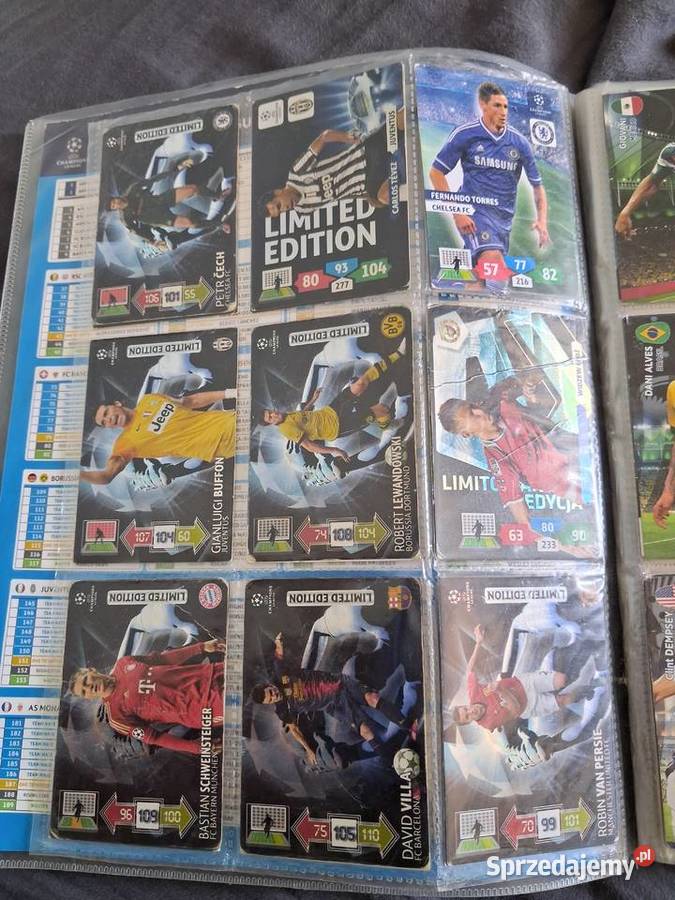 Wielka kolekcja kart Panini Adrenalyn XL Poznań