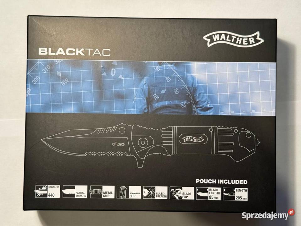 Nóż składany Walther Blactac wojskowy komandos Kraków sprzedam