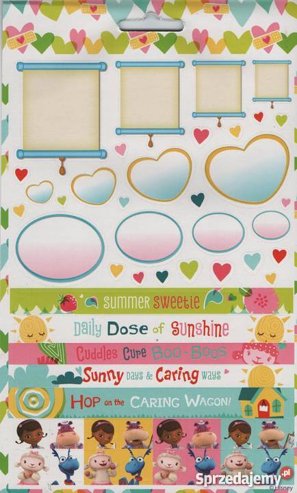 Dosia Klinika Pluszaków Zestaw Naklejki Nalepki