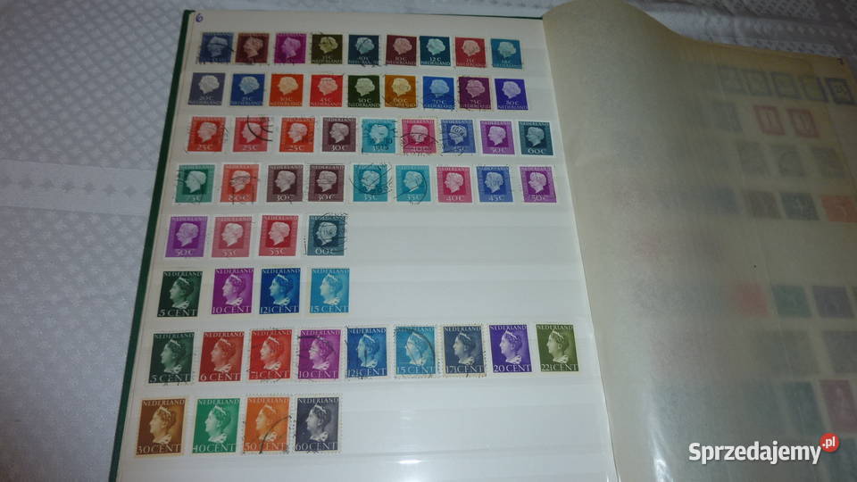 Album starych znaczków Holandia Norwegia Bukowno
