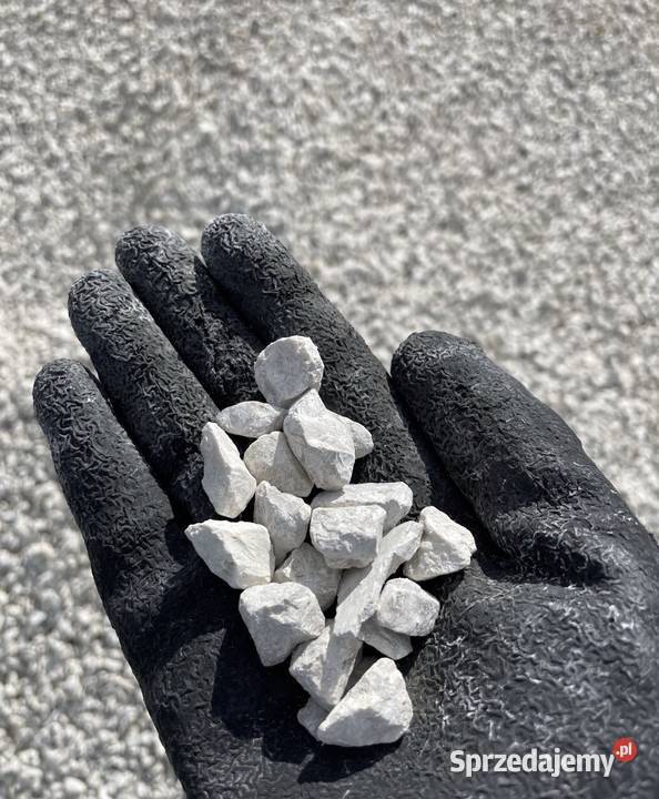 Białe Kruszywo Ogrodowe Grys Śmietankowy Kamień Grys i kermazyt Otwock