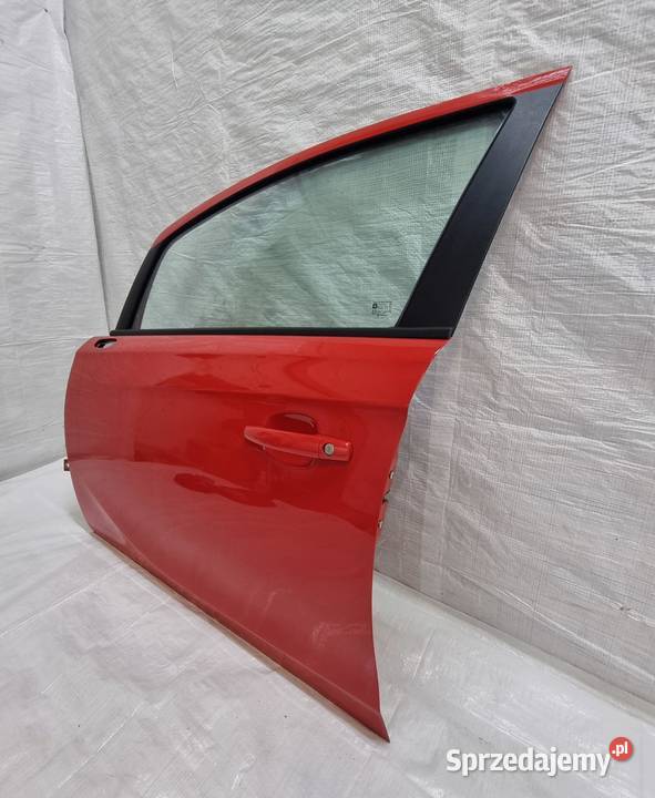 OPEL CORSA E DRZWI LEWY LEWE PRZÓD KOMPLETNE osobowe Karoseria