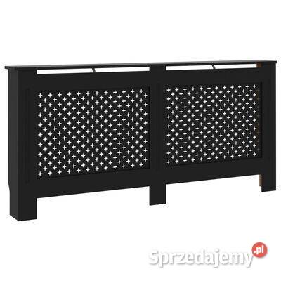 vidaXL Osłona na kaloryfer czarna 172x19x815 MDF Warszawa