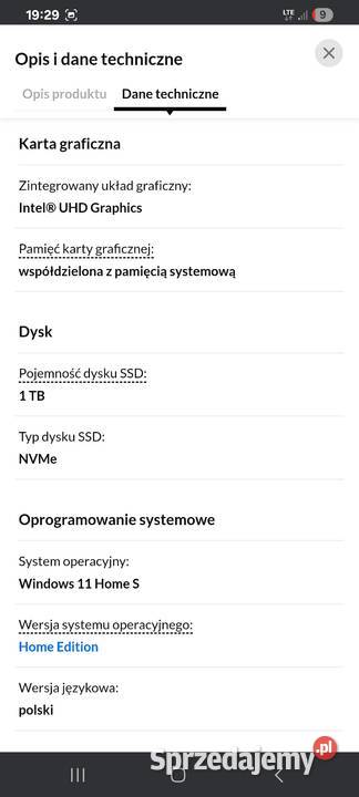 Sprzedam laptop lenovo Intel Core i5 Wołomin