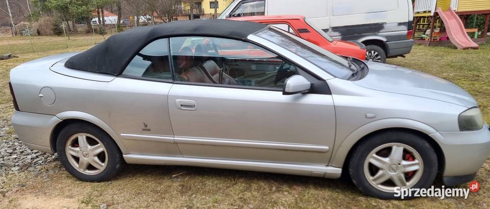Opel Astra G Cabrio Bertone 22 srebrny śląskie Żywiec