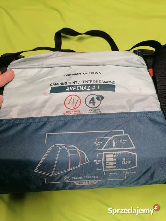 Namiot turystyczny firmy Quechua 41 Poznań sprzedam