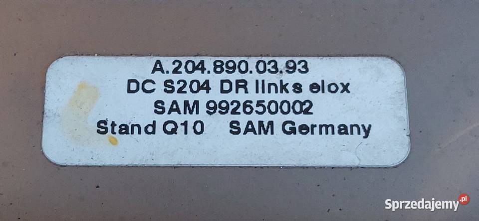 RELINGI CHROM MERCEDES W204 LIFT KOMBI