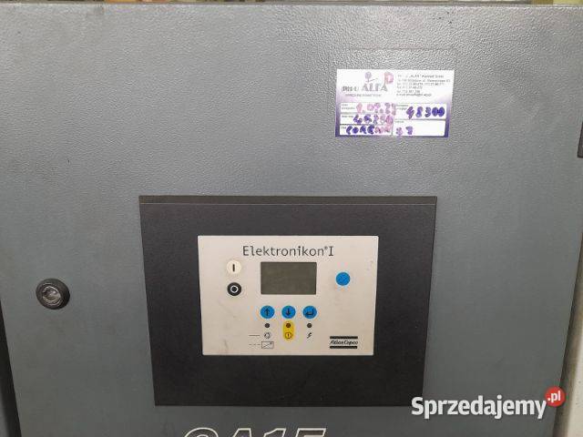 Sprężarka śrubowa z osuszaczem ATLAS COPCO sprzedam