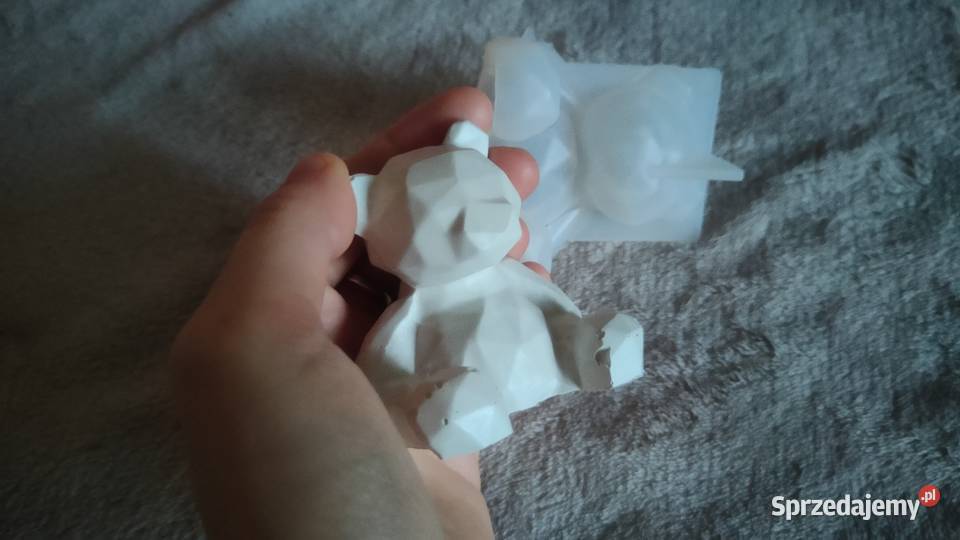 Forma silikonowa z misiem żywica epoksydowa do śląskie Tarnowskie Góry