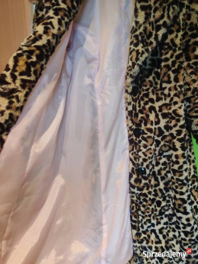 Płaszcz futerko panterka Myszków