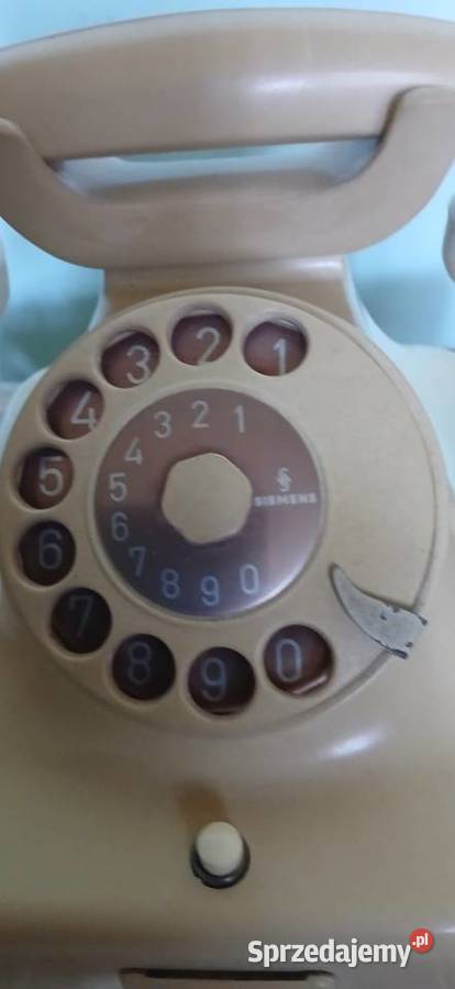 Stary telefon na tarczę z lat 60 tych Telefony przewodowe Kraków sprzedam