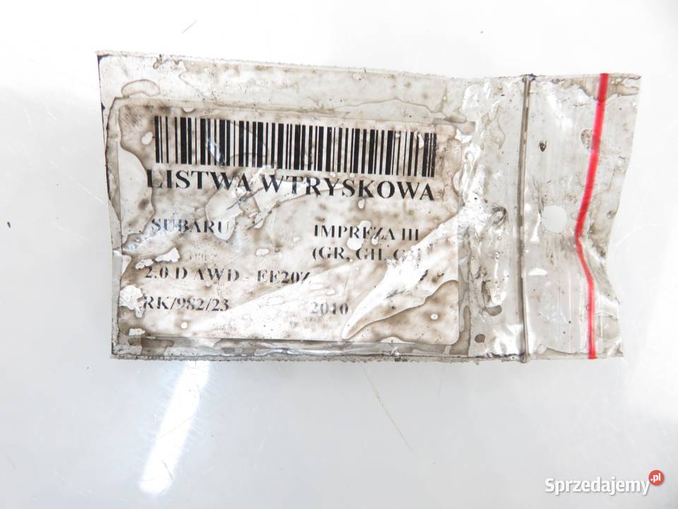 LISTWA WTRYSKOWA SUBARU IMPREZA III 20 D AWD