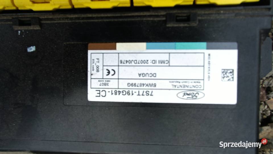 Moduł komfortu 7S7T19G481CE Ford Mondeo mk4 S Radłów