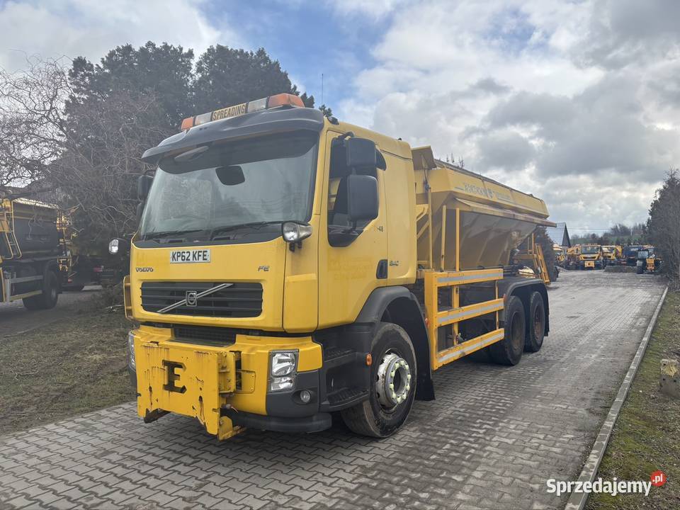 Volvo fe340 6x4 piaskarka solarka econ 2012 pług podkarpackie Ropczyce sprzedam