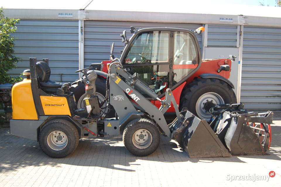 Miniładowarka Giant D332 Knikmops Weidemann Ładowacze czołowe Krobia