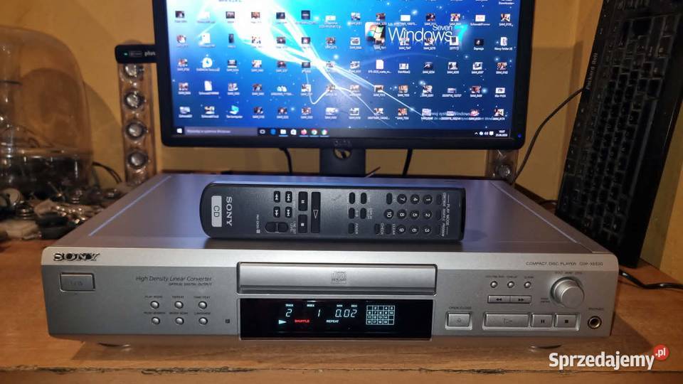 Odtwarzacz CD Sony CDPXE520 CDText pilot Top Warta