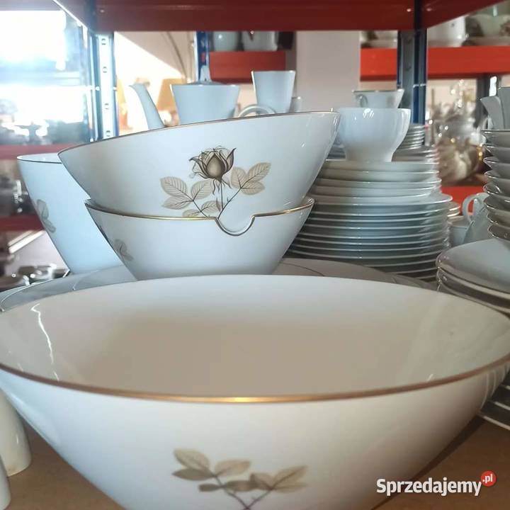 Filiżanka z talerzykiem Rosenthal Czarna róża Gdańsk sprzedam