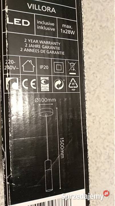 Nowa lampa wisząca tubka Gu10 led Warszawa