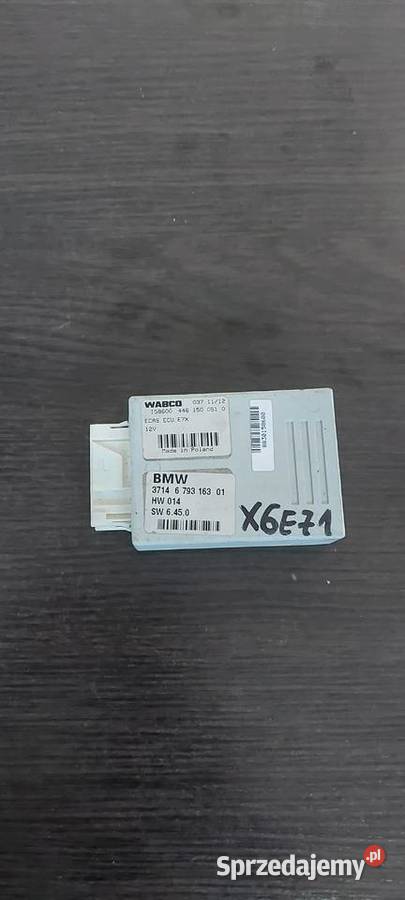 Moduł sterownik zawieszenia BMW X6 E71 6793163 Pozostałe Szczecin