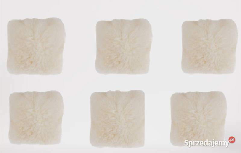 Skóra Owcza Naturlna Zestaw 6 Podkładek na Szaflary
