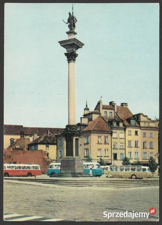 WARSZAWA KOLUMNA ZYGMUNTA III WAZY 1969 BEZ Łódź